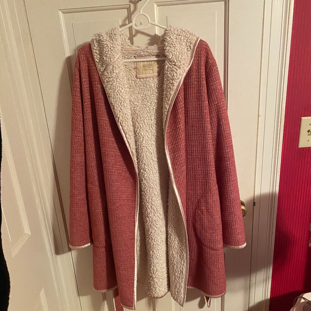 Pink Coat From Anthropologie